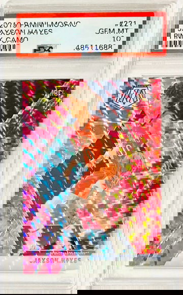 Jaxson Hayes 2019 Panini Mosiac Pink Camo Rookie Card RC #221 PSA 10 GEM MINT New Orleans Pelicans