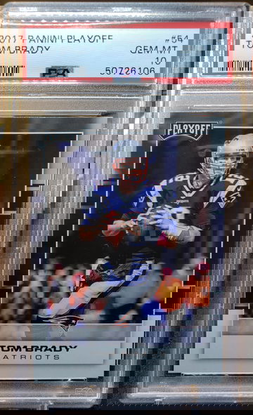 Tom Brady 2017 Panini Playoff #54 Gem Mint PSA 10 Pop 13 Patriots