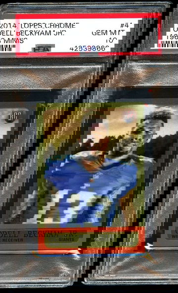 2014 Topps Chrome Odell Beckham Jr. Rookie 1963 Minis #4 PSA 10 Gem Mint RC 