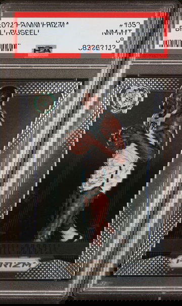 2012 Panini Prizm Bill Russell #153 - Graded PSA 8 NM-MT Basketball Celtics Card ☘️