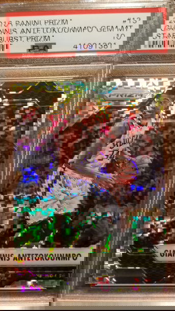 2016-17 Prizm Starburst Giannis Antetokounmpo 