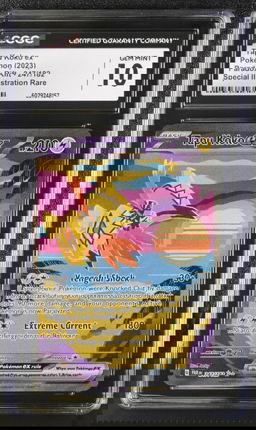 2023 Pokemon #247/182 Tapu Koko ex Special Illustration Rare CGC 10