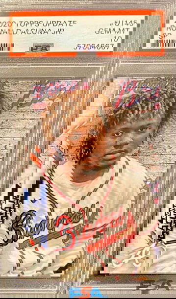 2920 Topps Update Ronald Acuna PSA 10