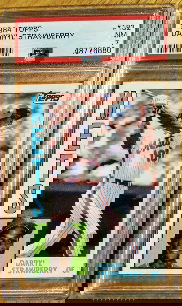 1984 Topps Darryl Strawberry PSA 7