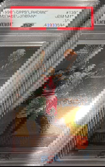 1996 Topps Chrome Michael Jordan PSA 10 GEM MINT