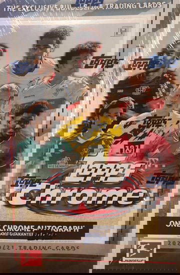 2020-21 TOPPS CHROME BUNDESLIGA SOCCER HOBBY BOX - SUPPORT YOUR LOCAL CARD SHOP!