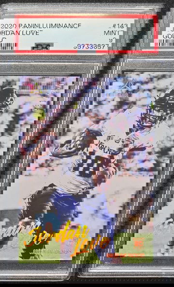 2020 Panini Luminance Jordan Love #143 GOLD SP /250 Rookie RC Mint PSA 9