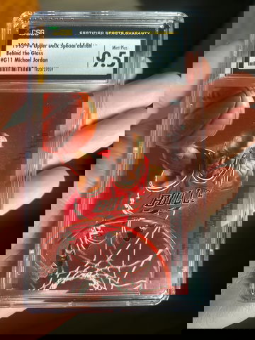 1993-94 Upper Deck Special Edition Michael Jordan G11 Behind The Glass CSG 9.5