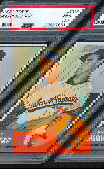 1963 Topps Sandy Koufax #210 PSA 7.5 + Beautiful, looks 8