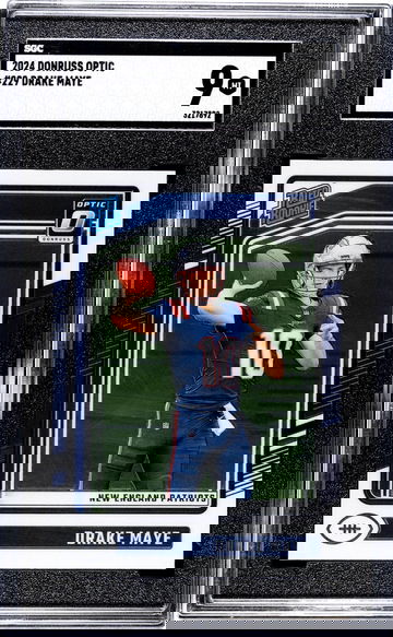 2024 Donruss Optic #229 Drake Maye SGC 9