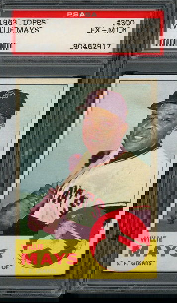 1963 Topps Willie Mays #300 PSA EX-MT 6