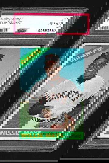 1966 TOPPS WILLIE MAYS PSA 4