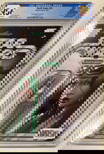 Darth Vader #25 CGC 9.6 2016 John Tyler Christopher JTC Action Figure Variant Cover Star Wars Last Issue