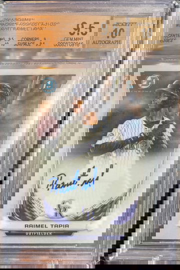 Raimel Tapia Bowman Chrom Auto 2014 BGS 9.5