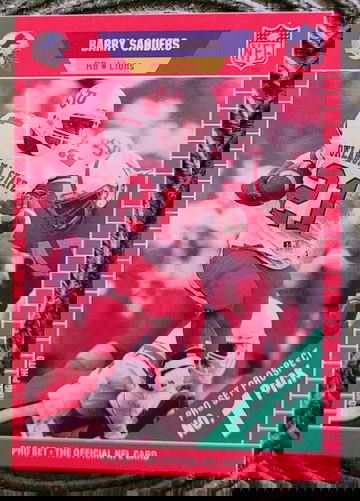 Barry Sanders 1989 Pro Set #494 Rookie