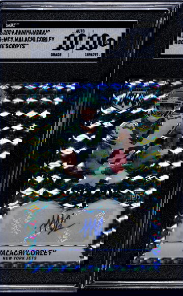 2024 Panini Mosaic #RS-MCY Malachi Corley Rookie Scripts SGC 10