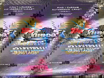 2021 Topps Finest Basketball Factory Sealed Hobby Box (2 Box Lot)