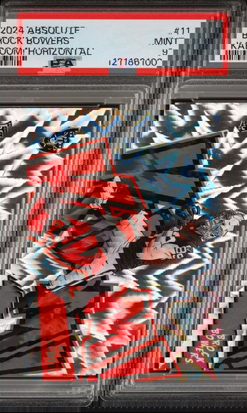 2024 Panini Absolute Kaboom! Horizontal Brock Bowers #11 PSA 9