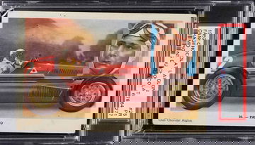 1952 Chocolat L'Aiglon Champions Juan Manuel Fangio ROOKIE #25 PSA 1