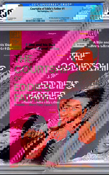 COURTSHIP OF EDDIE’S FATHER #1 CGC 9.0 BILL BIXBY CAST FOTO CVR ABC SERIES 1970