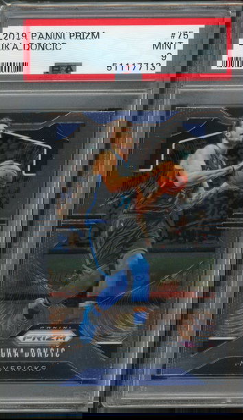 2019 Prizm Luka Doncic PSA 9 