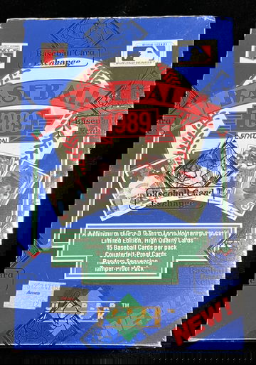 1989 UPPER DECK BASEBALL LOW NUMBER SERIES WAX BOX BBCE WRAPPED POSSIBLE GRIFFEY