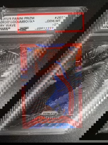 2019-20 Ruby wave prizm Sekou Doumbouya PSA 10 RC 