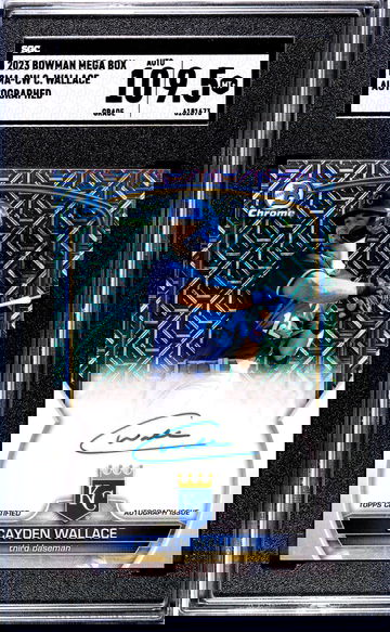 2023 Bowman Mega Box Cayden Wallace Auto