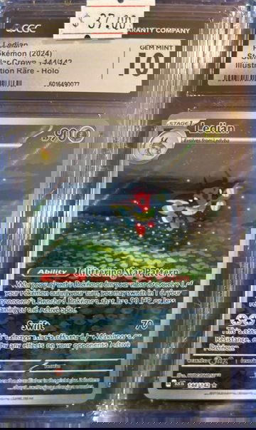 2024 Pokémon Ledian Stellar Crown 144/142 Full Art CGC 10 Gem Mint