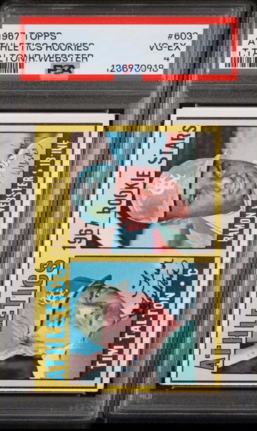 1967 Topps Ramon Webster/Tim Talton #603 PSA 4