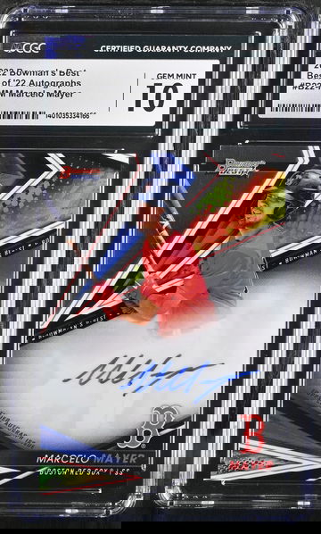 2022 BEST MARCELO MAYER BEST OF '22 AUTOGRAPHS #B22-MM CGC 10 BS.C3.33