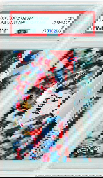 2018 Topps Now #53 Shohei Ohtani PSA 10 GEM MINT!