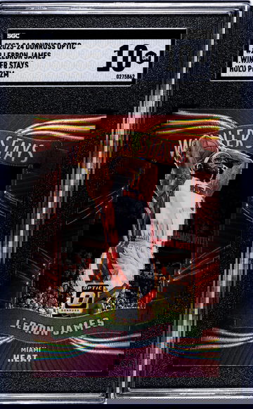 2023-24 Donruss Optic #2 Lebron James Winner Stays Holo Prizm SGC 10