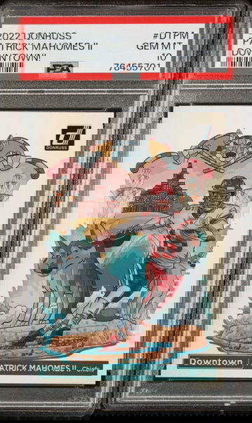 2022 Donruss Optic Downtown Patrick Mahomes II #DT-PM PSA 10