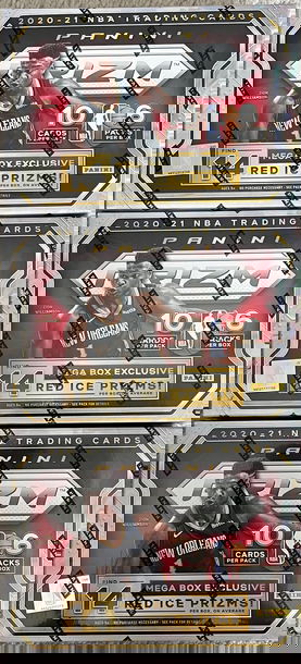 2020-2021 Paninj Prizm NBA Basketball Mega Box (X3)