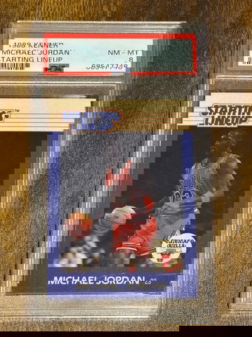 1988 Kenner Starting Lineup Michael Jordan PSA 8 Chicago Bulls