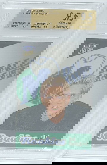 1998 Ultra Dirk Nowitzki SP RC #118 BGS 9.5 GEM MINT