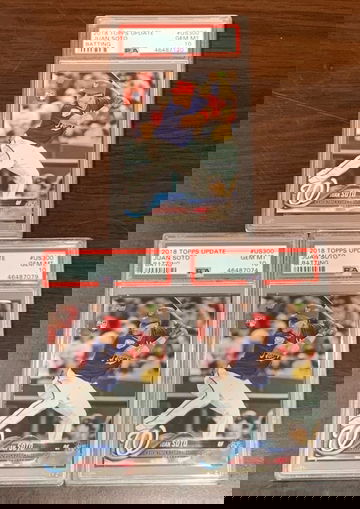 (3) 2018 Topps Update Juan Soto PSA 10
