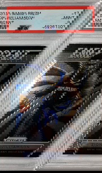 2019 Panini Prizm Zion Williamson Emergent PSA 9 #7