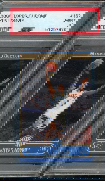 2006 Topps Chrome Kyle Lowry PSA 9