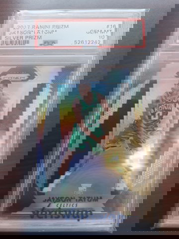 2017 Panini Prizm Jayson Tatum Silver PSA 10