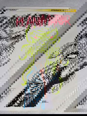 Reanimator #1 2015 Blank Variant Sketched & Signed by Joe DelBeato Dynamite