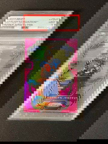 2023 Prizm Pink Premier Jerseys #PJAR Anthony Richardson PSA 9