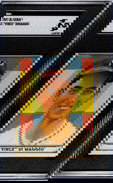 1941 Play Ball Vince DiMaggio SGC 3