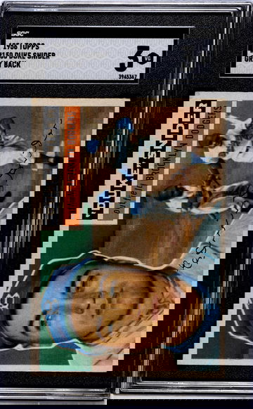 1956 Topps Duke Snider SGC 3 Gray Back