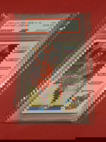 1993 Upper Deck Pro View 3D Chicago Bulls Michael Jordan  PSA 10