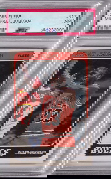 1988 Fleer Michael Jordan #17 PSA 7 NM