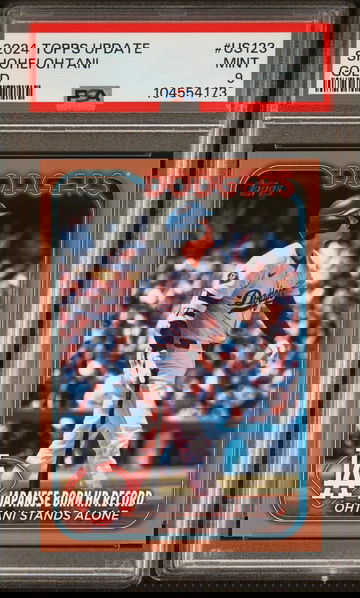 2024 Topps Update Shohei Ohtani Gold/2024 Japanese Born HR Record PSA 9 LOW POP