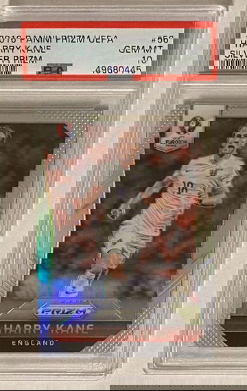 2016 Prizm UEFA Harry Kane Silver Prizm PSA 10