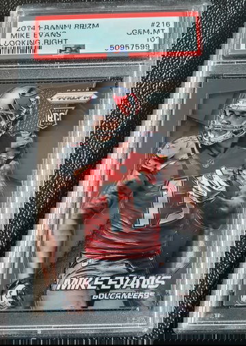 2014 Panini Prizm 216 Mike Evans Looking Right PSA 10